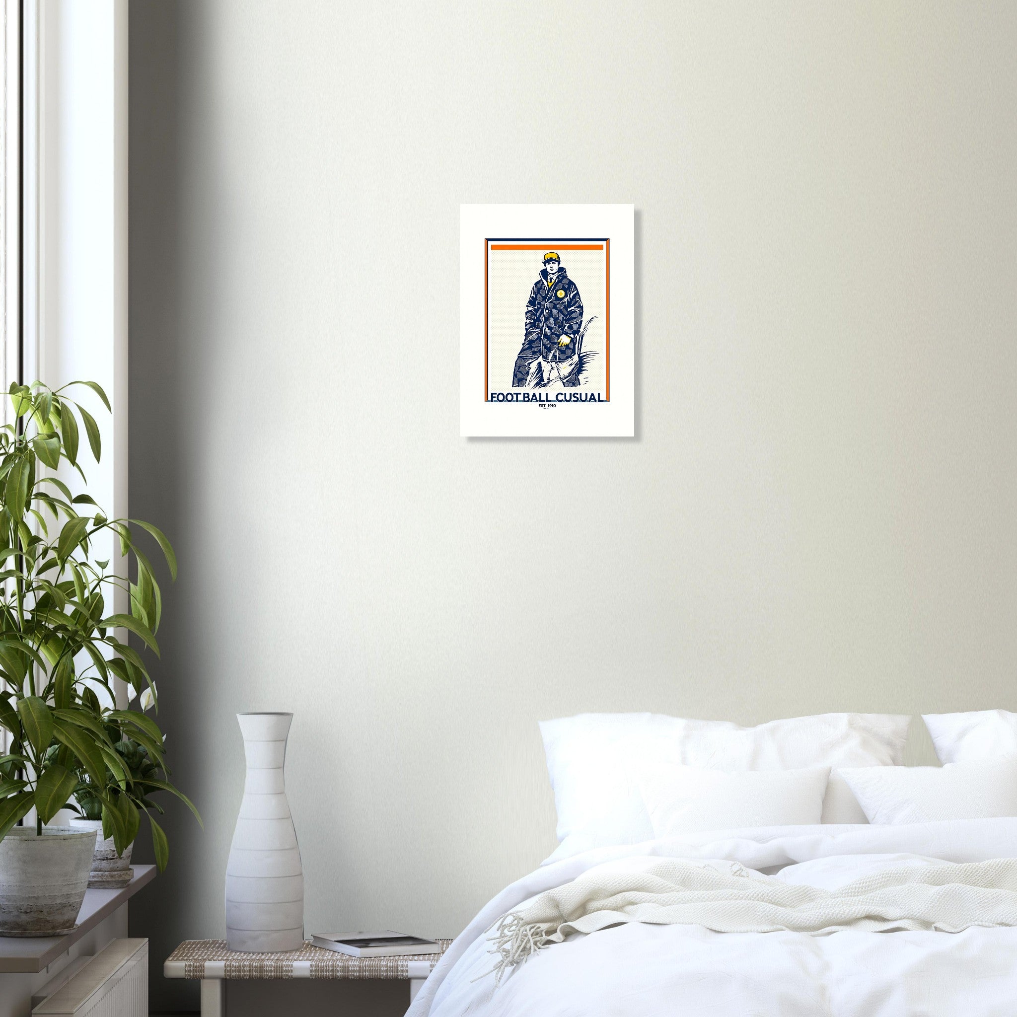 Football Casual Vintage Travel Poster — Art Print | Wild Thread Co