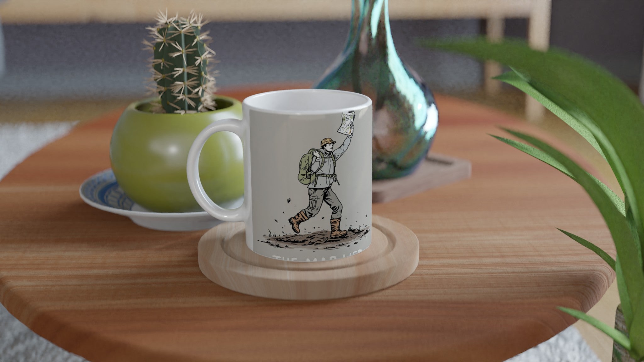 Peat Hag Navigation Boot Sinking Mug — detail view | Wild Thread Co