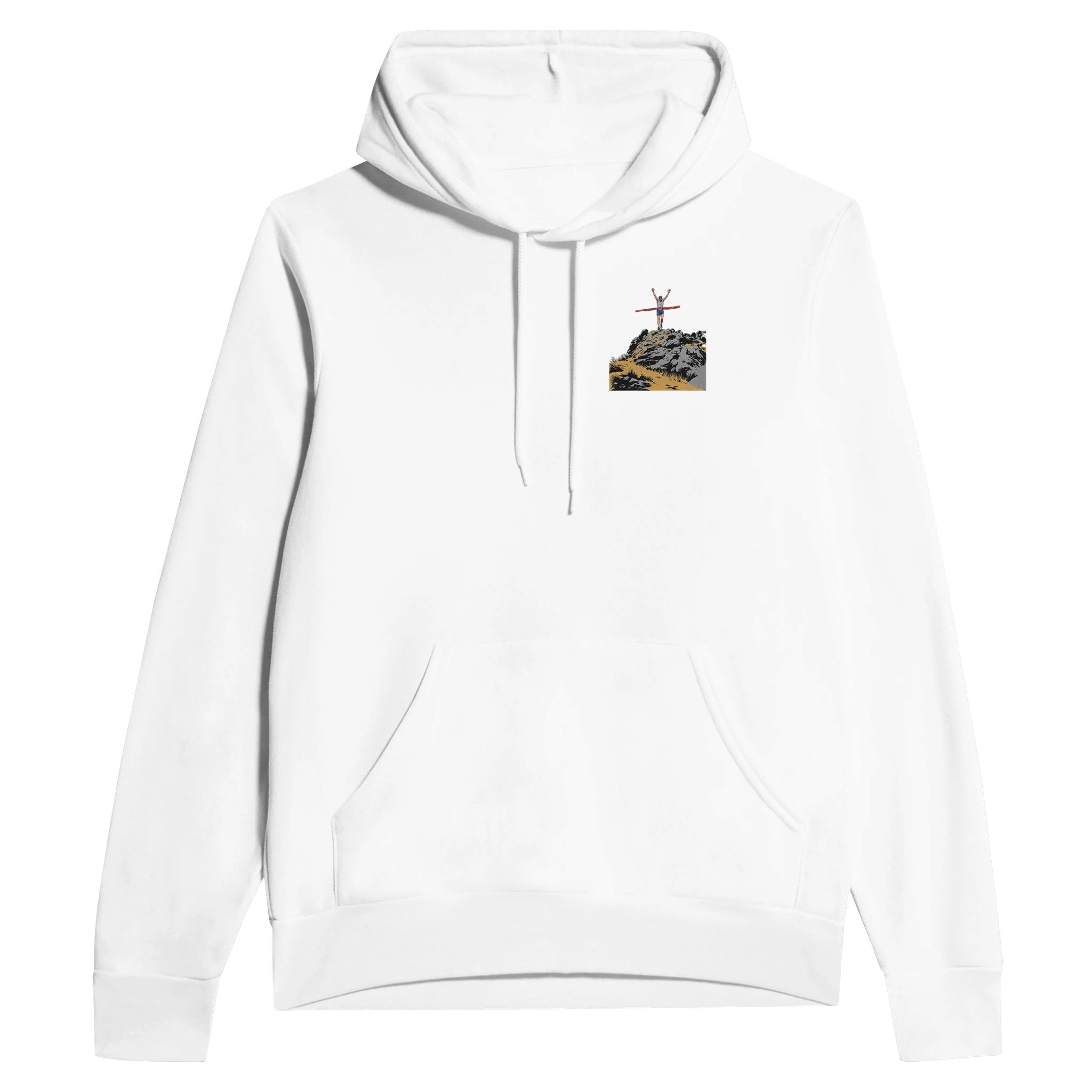 Fell Race Summit Finish Destroyed Hoodie — Hoodie | Wild Thread Co