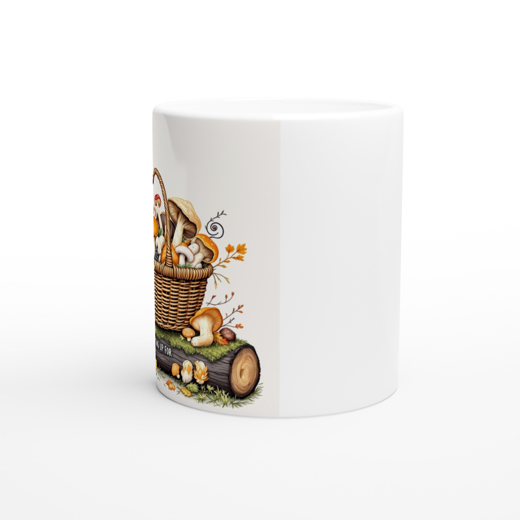Foraged Mushroom Basket Mug Coffee Tea Ceramic 11oz — Mug | Wild Thread Co