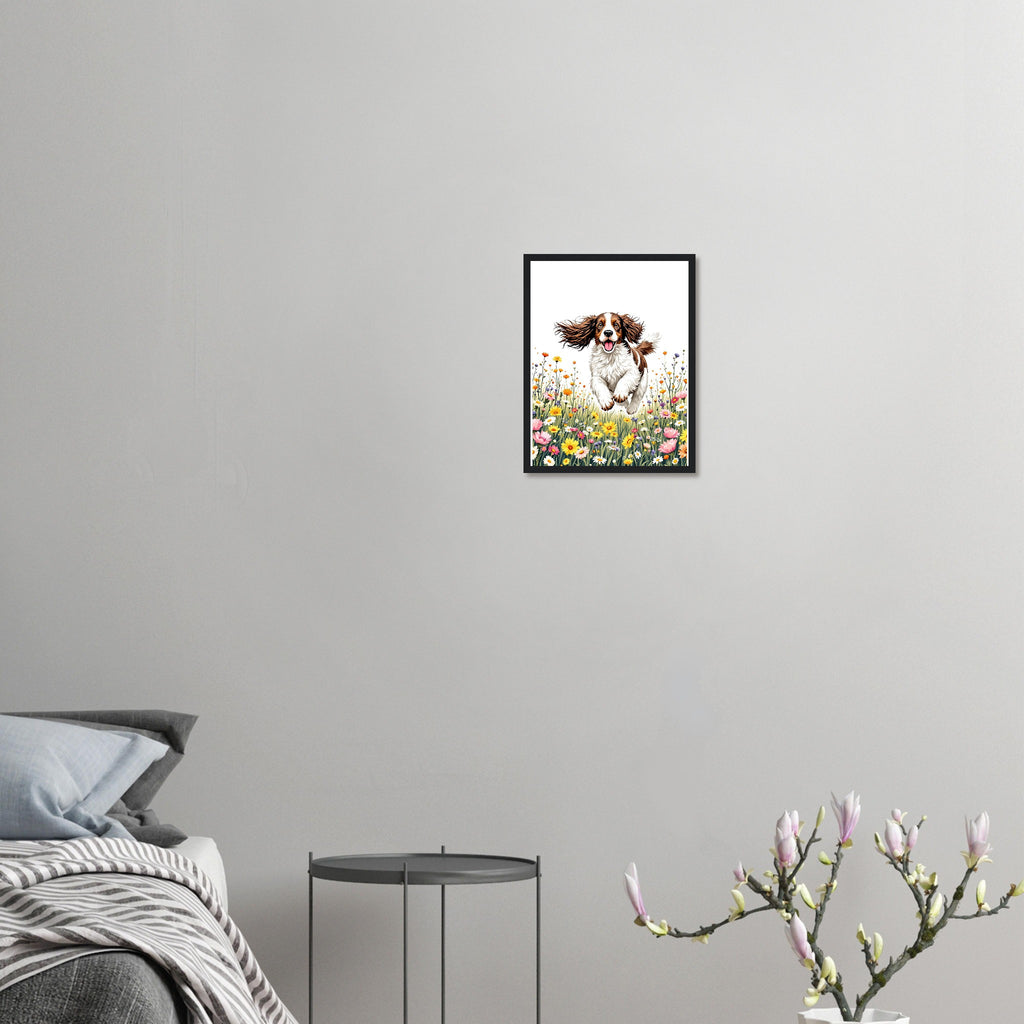 Cocker Spaniel Field Framed Print — Framed Art Print | Wild Thread Co