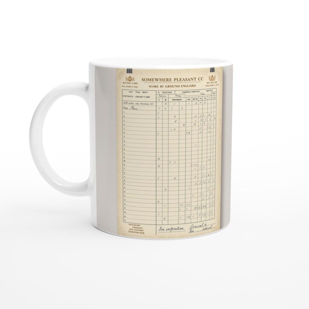 Retro Cricket English Summer — Mug | Wild Thread Co UK