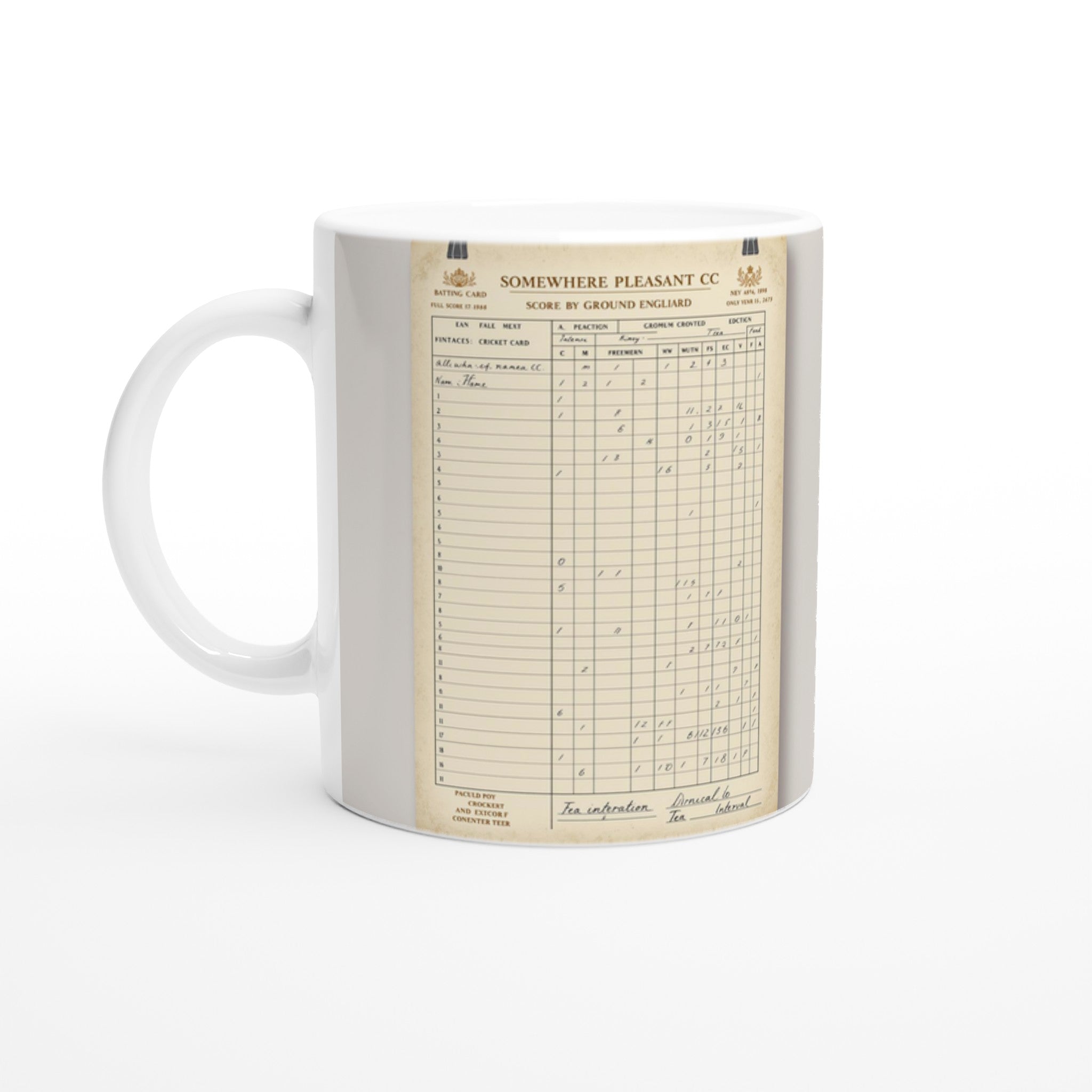 Retro Cricket English Summer — Mug | Wild Thread Co UK