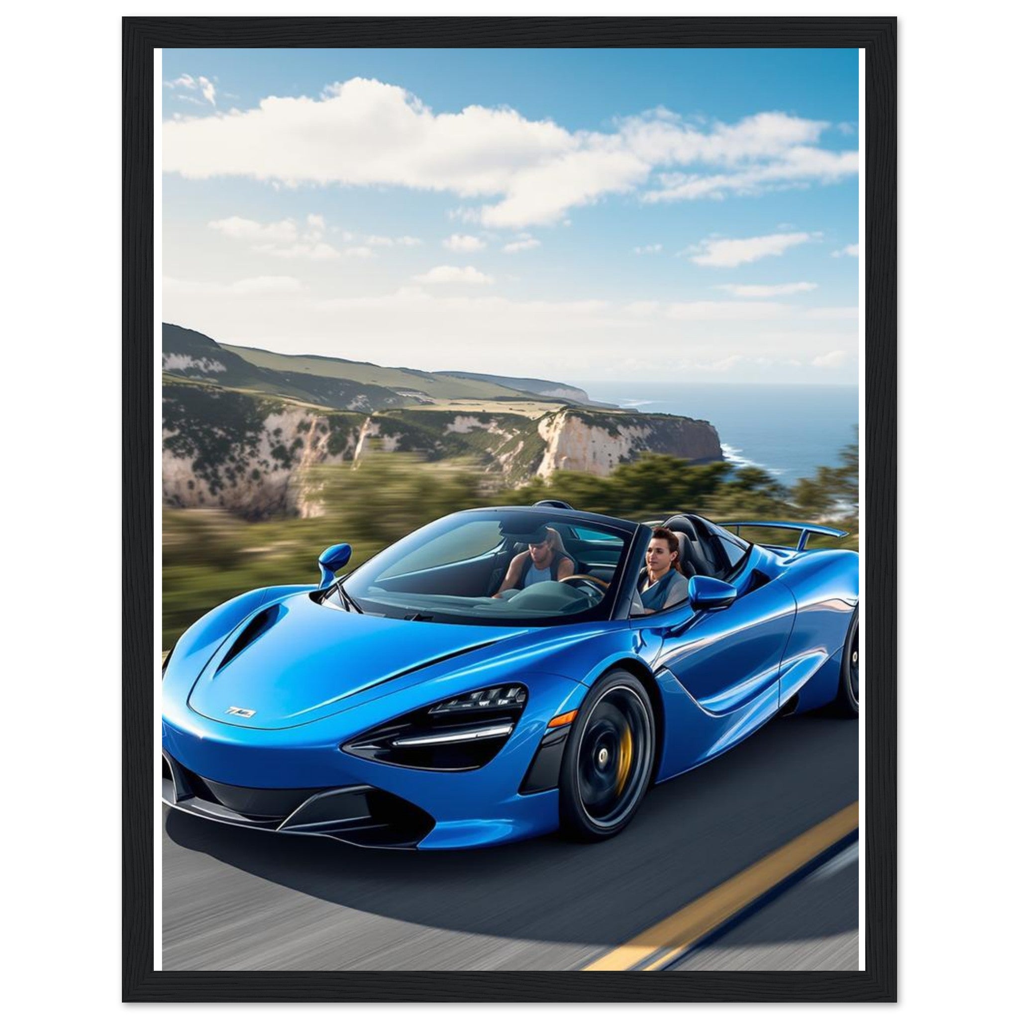 Mclaren 720s Spider — Framed Art Print | Wild Thread Co UK