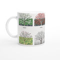 Hedgerow Four Seasons Panels — Mug | Wild Thread Co UK
