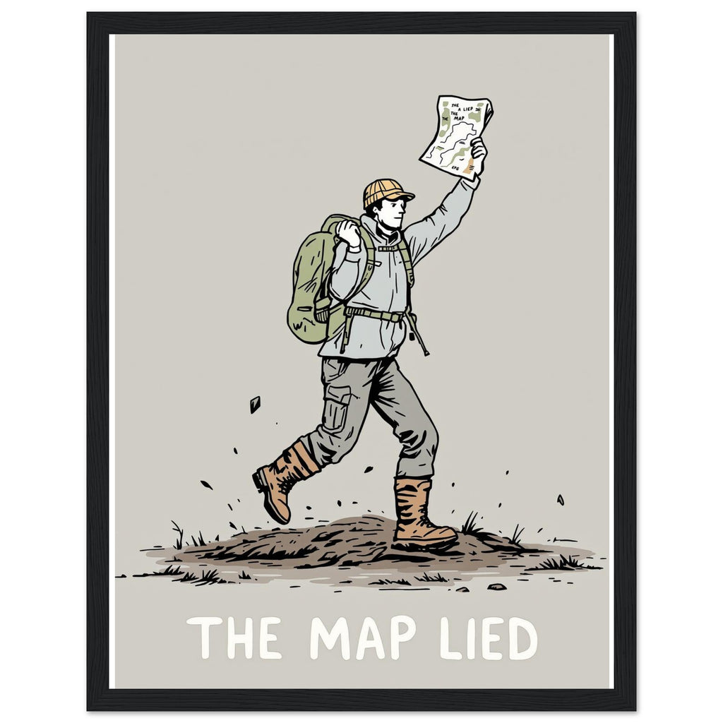 Peat Hag Navigation Boot Sinking — Framed Art Print | Wild Thread Co UK