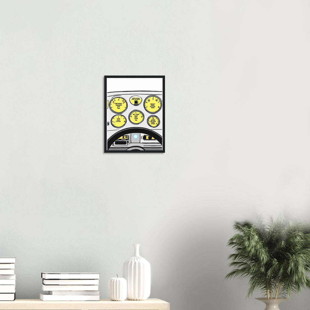 Paramedic Framed Art Print — detail view | Wild Thread Co