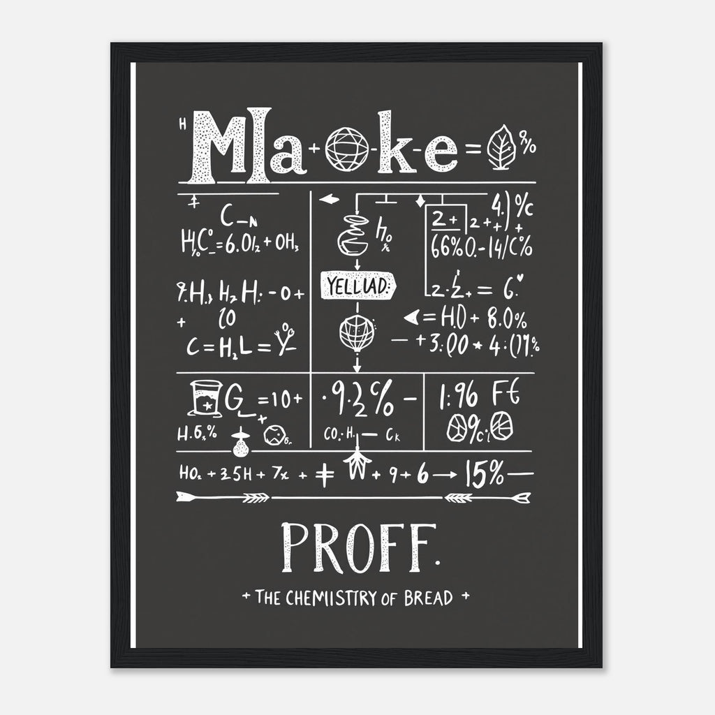 Baker Framed Print Wall Art Ready to Hang UK Framed Art Print — detail view | Wild Thread Co
