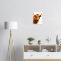 Highland Cattle Portrait A1 Art Print — Art Print | Wild Thread Co UK