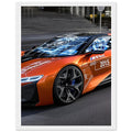 BMW M Vision Next Framed Art Print — detail view | Wild Thread Co