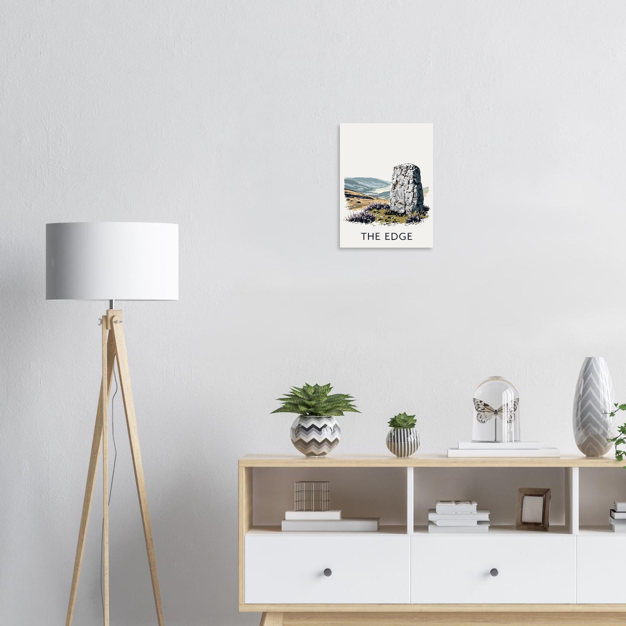 Peak District Gritstone Millstone Art Print — Art Print | Wild Thread Co UK