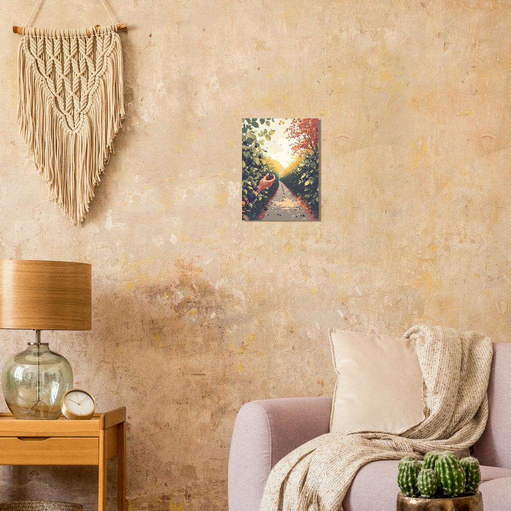 Blackberry Foraging , FREE FOOD Hedgerow Art, Forager Gift A1 UK Art Print Poste — Art Print | Wild Thread Co