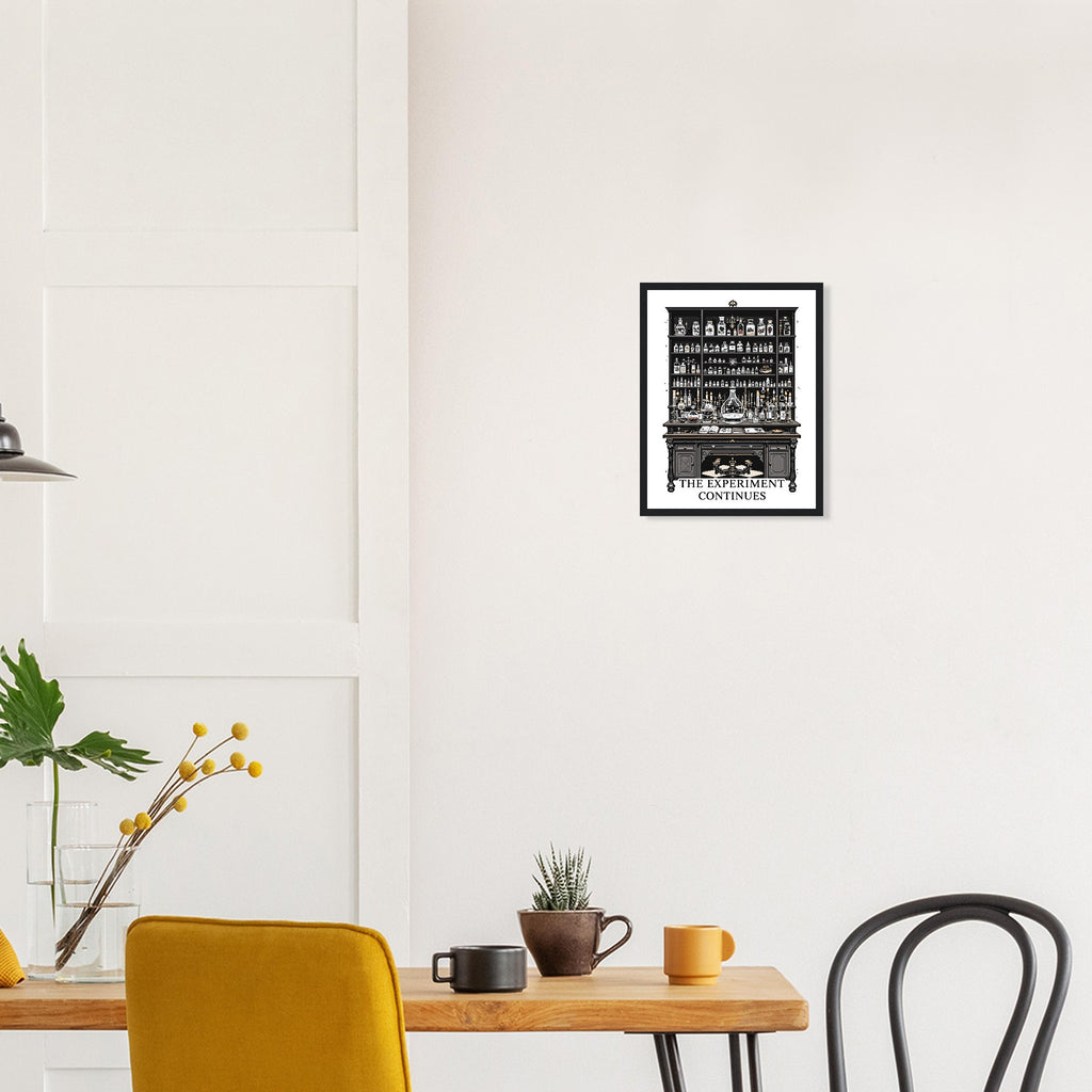 Dark Academia Victorian Laboratory Framed Print — Print Material | Wild Thread Co
