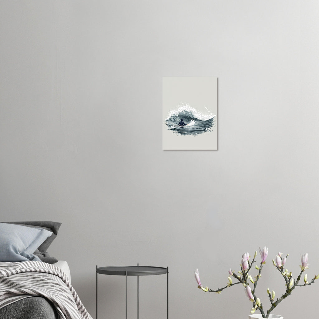 Cold Water Surf Art Print Art Print — detail view | Wild Thread Co