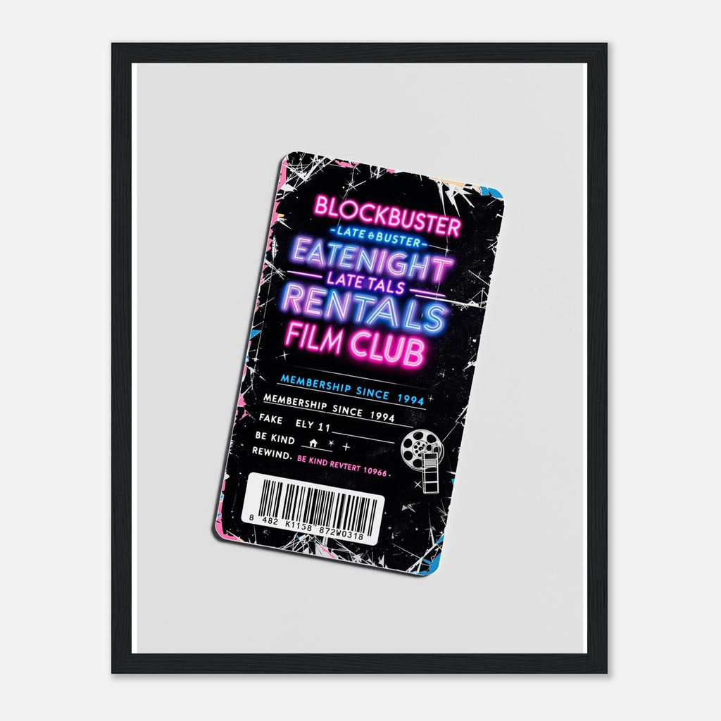 Y2k Vhs Video Shop Print Material — detail view | Wild Thread Co