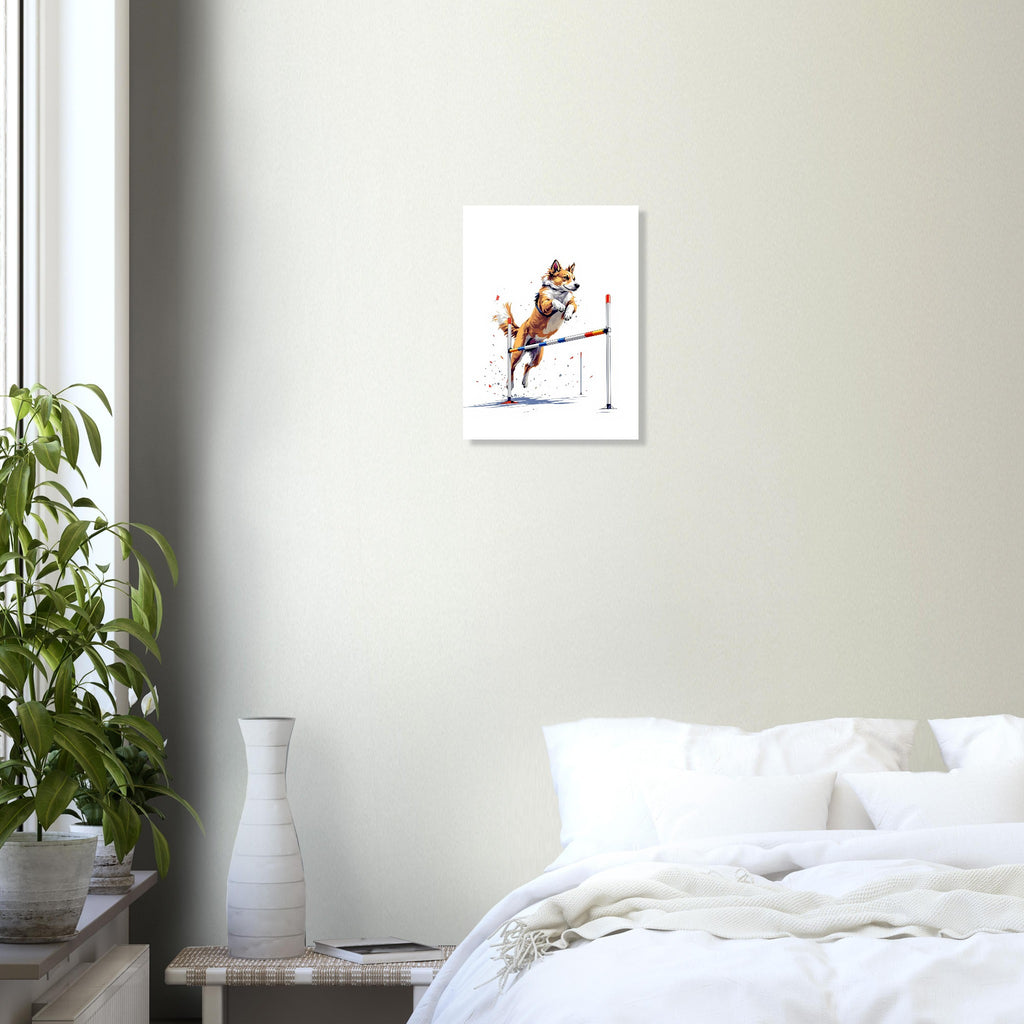 dog agility Art Print Art Print — detail view | Wild Thread Co