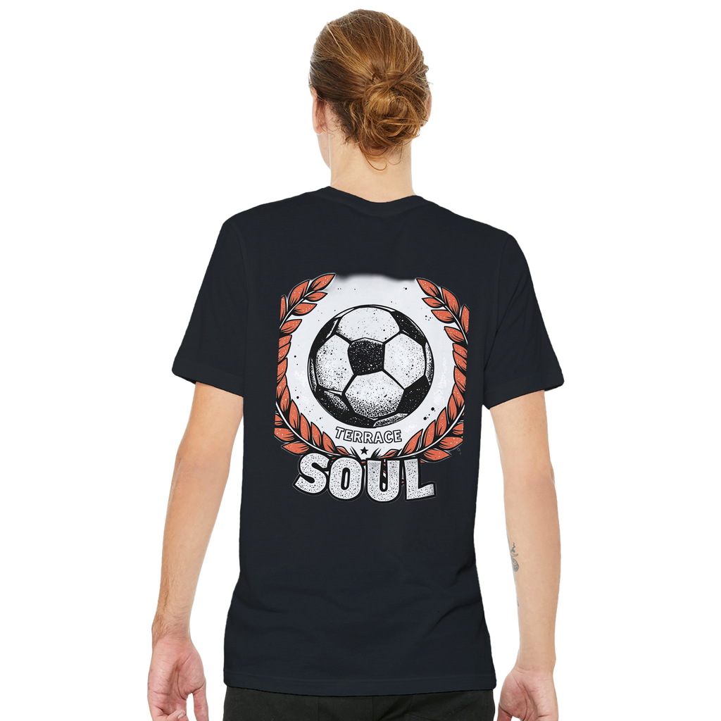 Retro Sports Football T-Shirt — detail view | Wild Thread Co