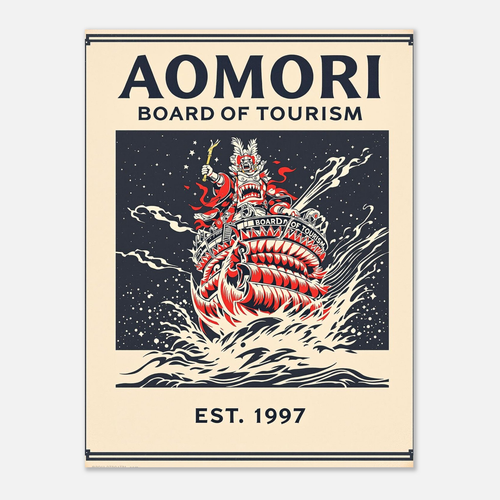 Aomori Vintage Travel Poster — Art Print | Wild Thread Co