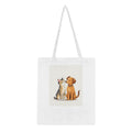 Cat And Dog Friends Tote Bag Cotton Shopper UK — Tote Bag | Wild Thread Co UK