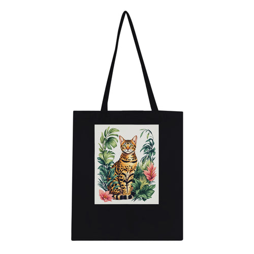 Bengal Cat Jungle Tote Bag Cotton Shopper UK — Tote Bag | Wild Thread Co