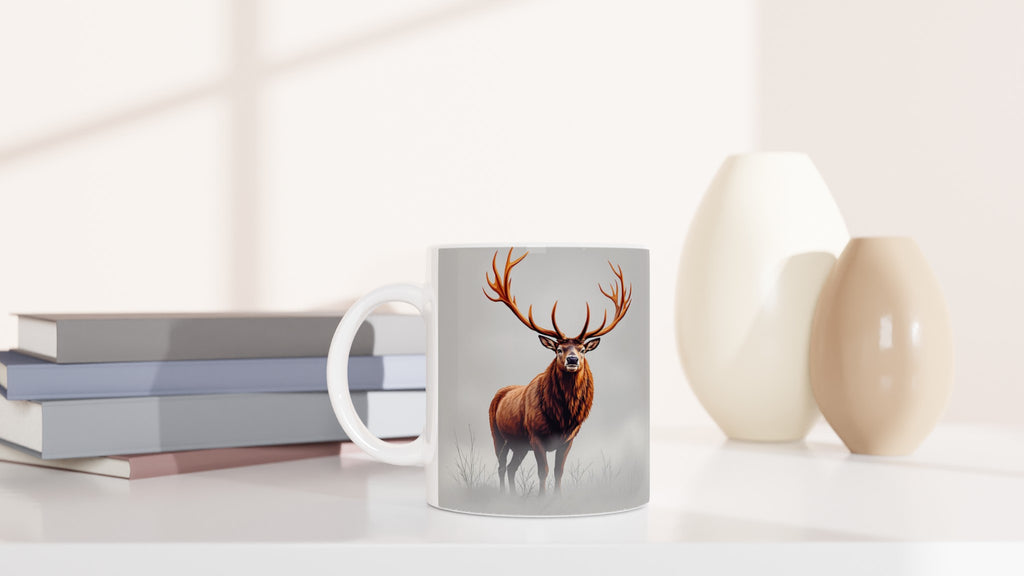 deer stag antlers Mug — detail view | Wild Thread Co