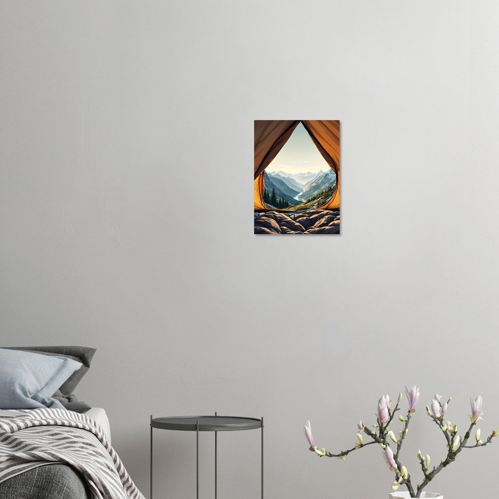 Mountain Camping Gift Art Print Art Print — detail view | Wild Thread Co