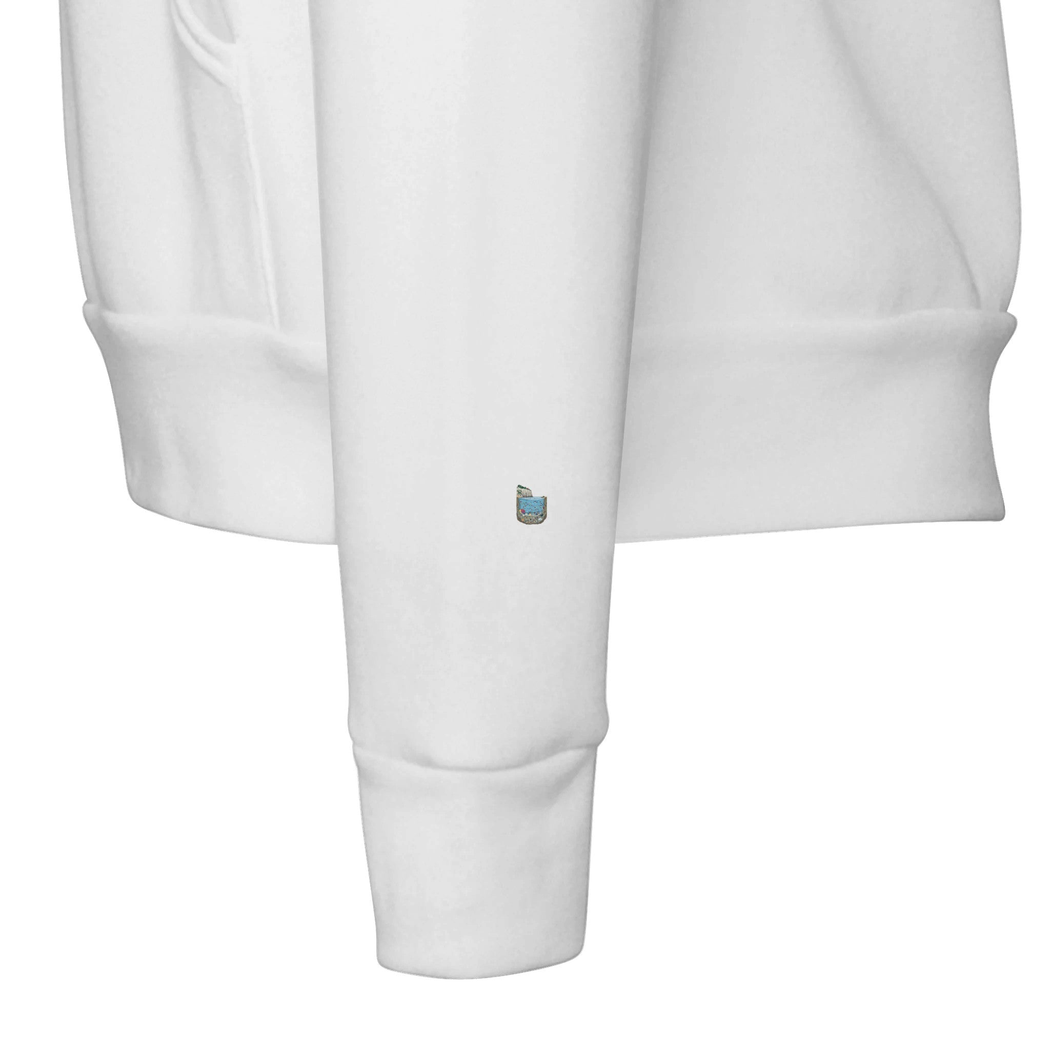 Rock Pool Tidal Cross-section Hoodie — detail view | Wild Thread Co