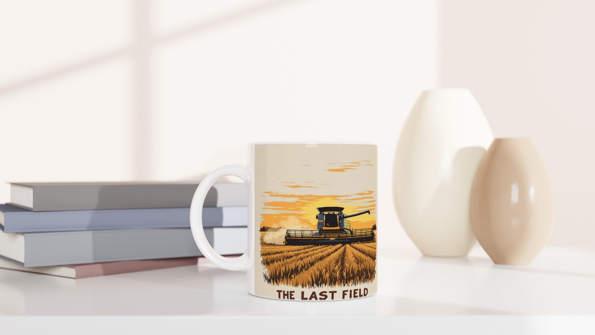 Combine Harvester Dusk Final Field Mug Coffee Tea Ceramic 11oz — Mug | Wild Thread Co