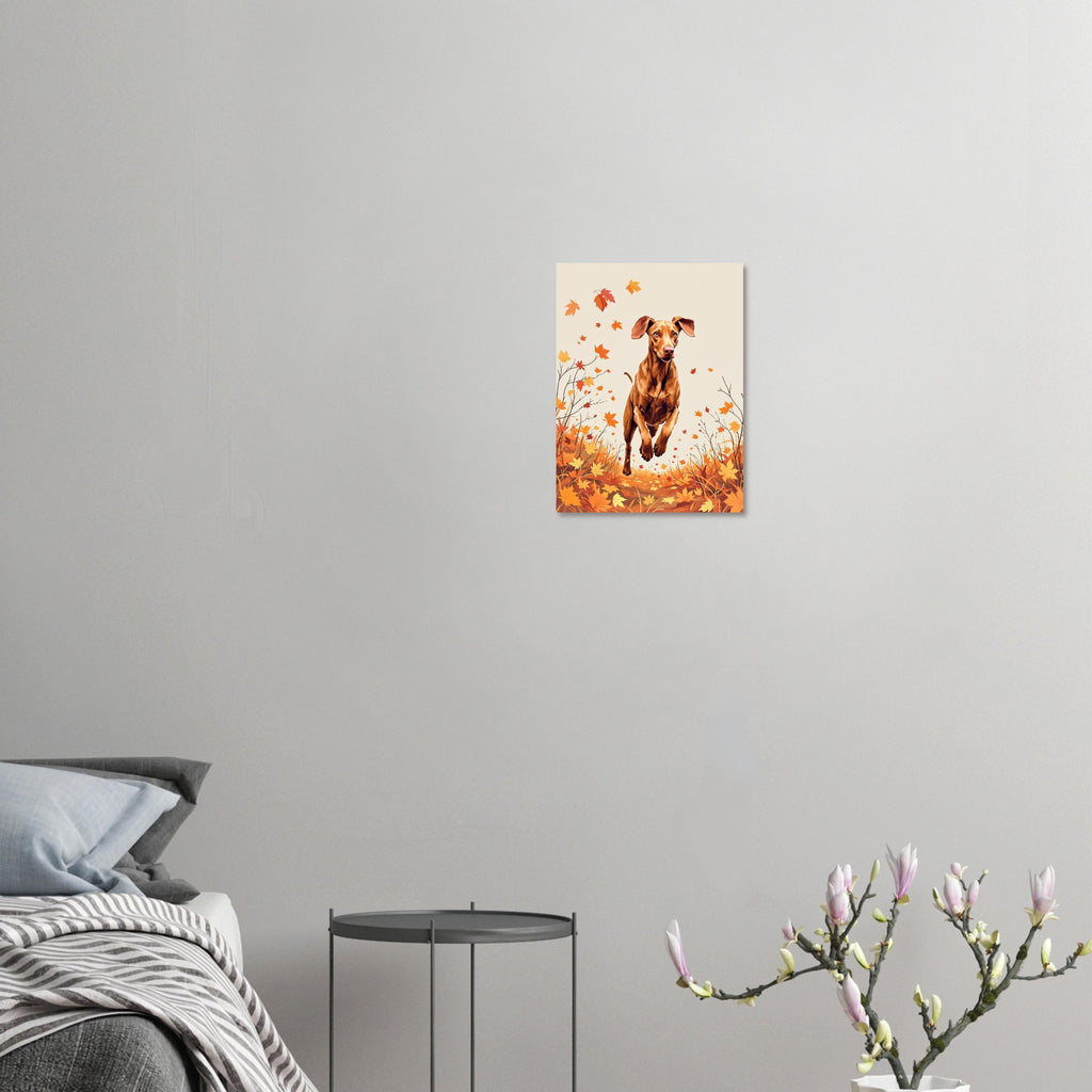 vizsla autumn Art Print Art Print — detail view | Wild Thread Co