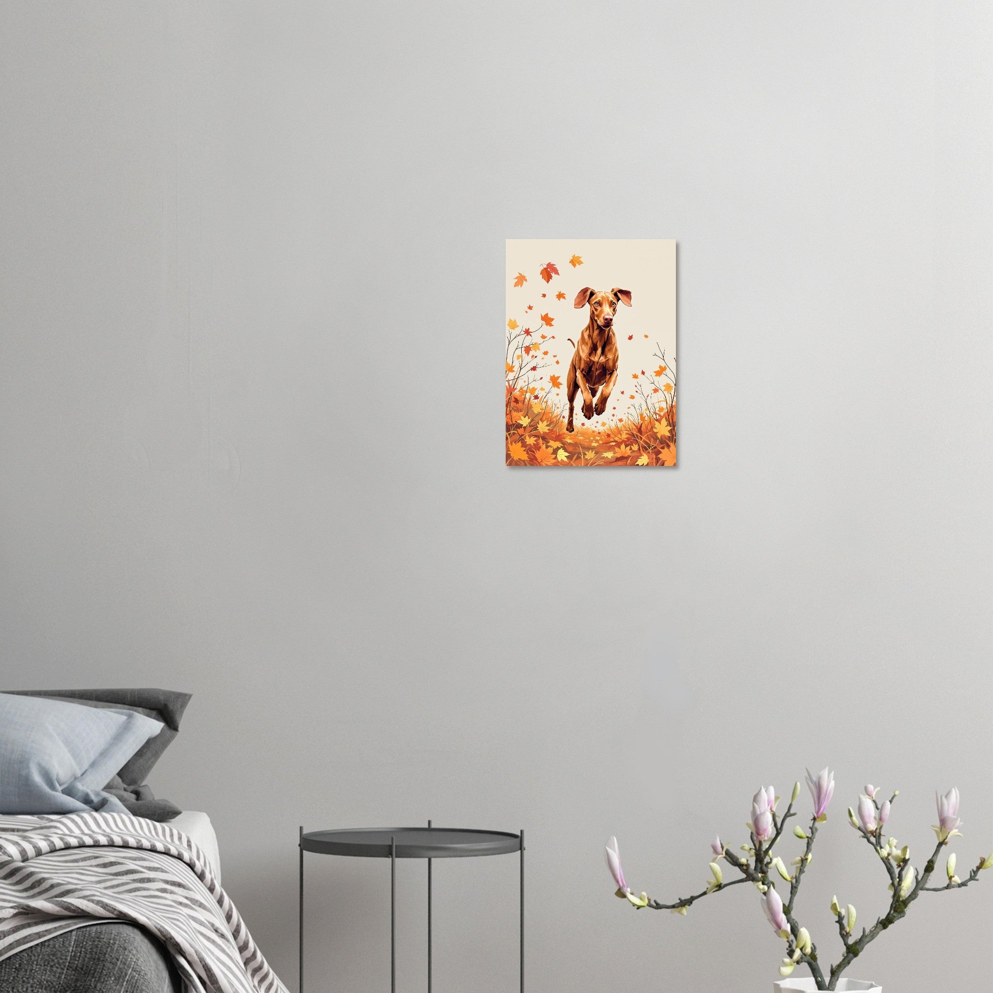 vizsla autumn Art Print Art Print — detail view | Wild Thread Co