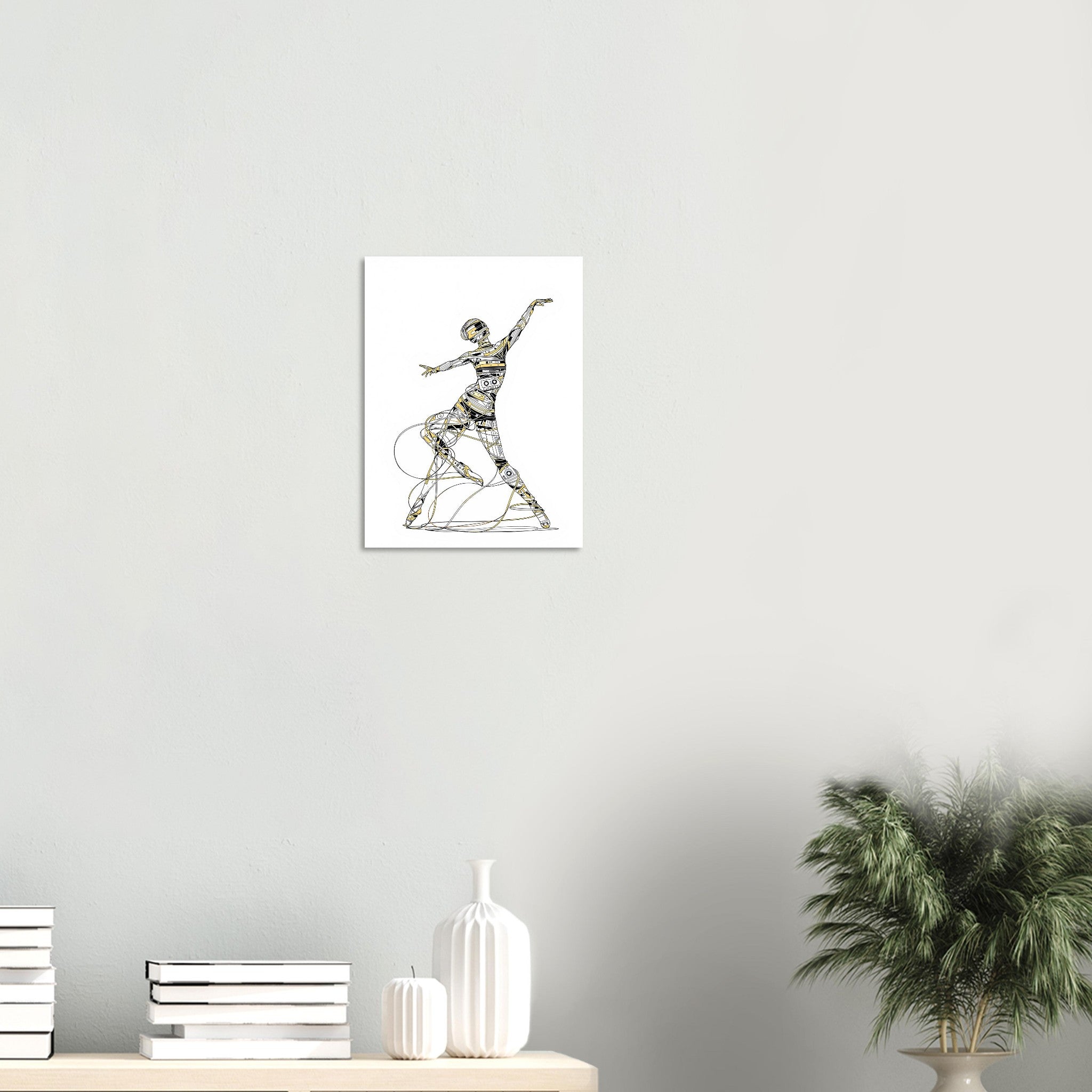 Cassette Tape Dancer Retro Music A1 Art Print Poster Wall Art UK — Art Print | Wild Thread Co