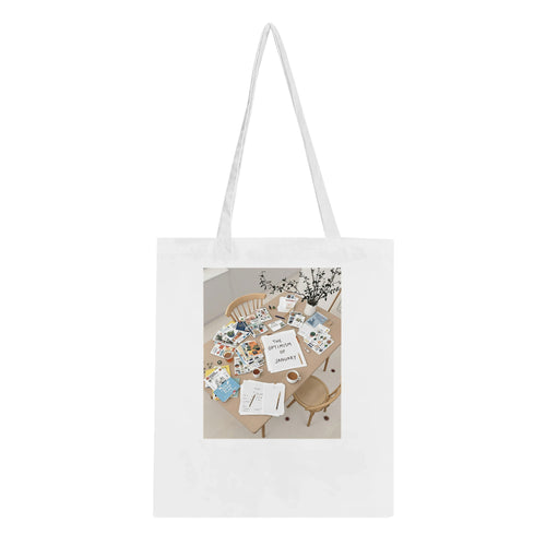 Allotment Winter Seed Catalogue Planning Tote Bag Cotton Shopper UK UK Gift — Tote Bag | Wild Thread Co UK