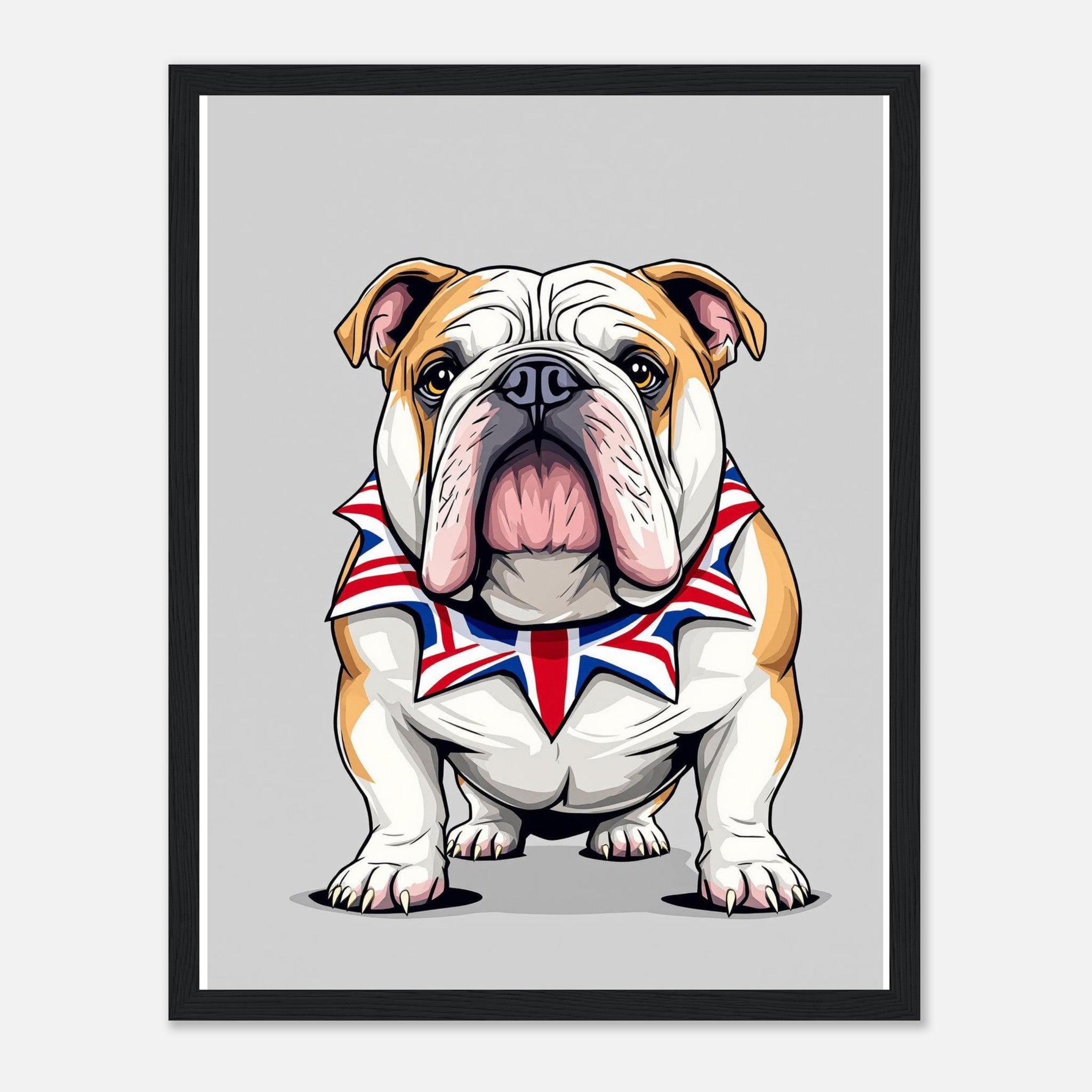 Bulldog Framed Print — Framed Art Print | Wild Thread Co