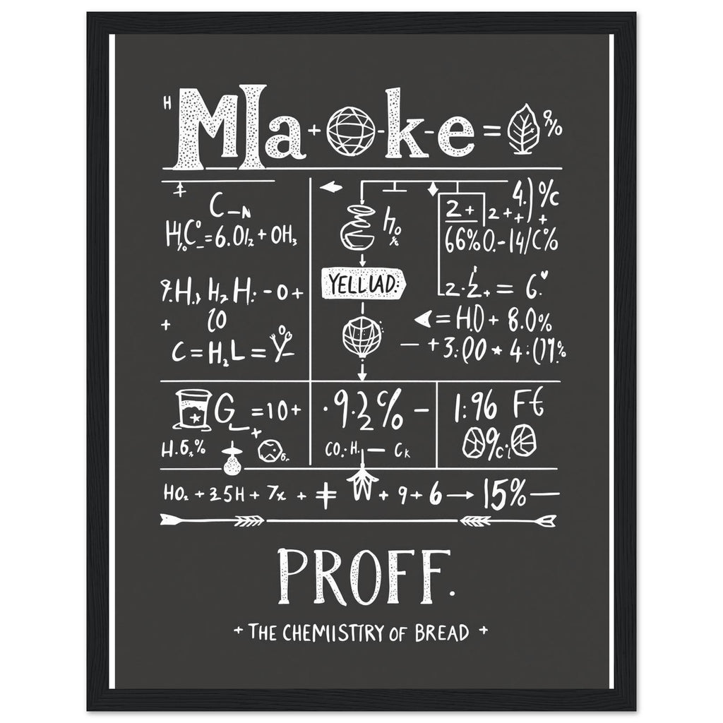 Baker Framed Print Wall Art Ready to Hang UK Framed Art Print — detail view | Wild Thread Co