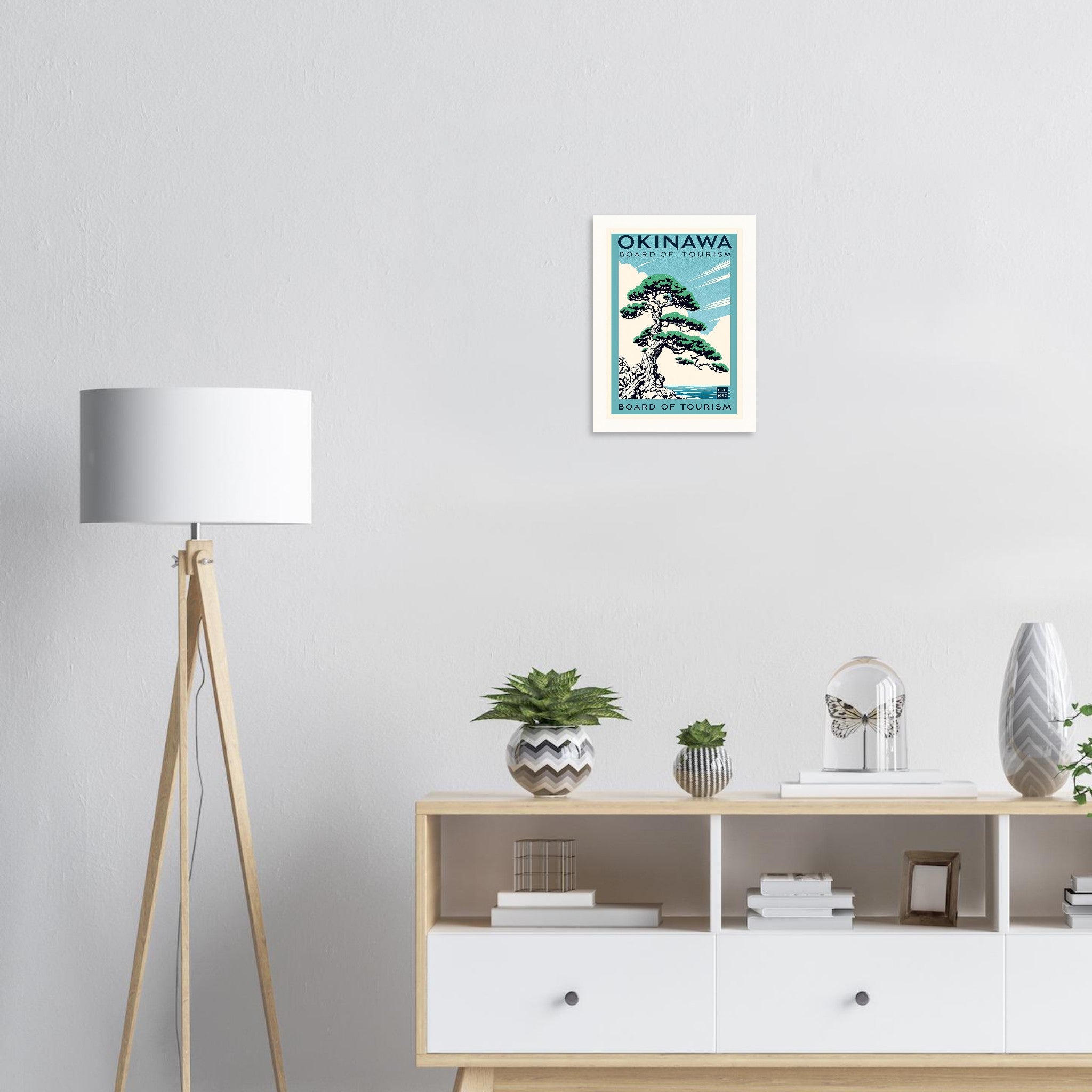 Okinawa Vintage Travel Poster — Art Print | Wild Thread Co UK