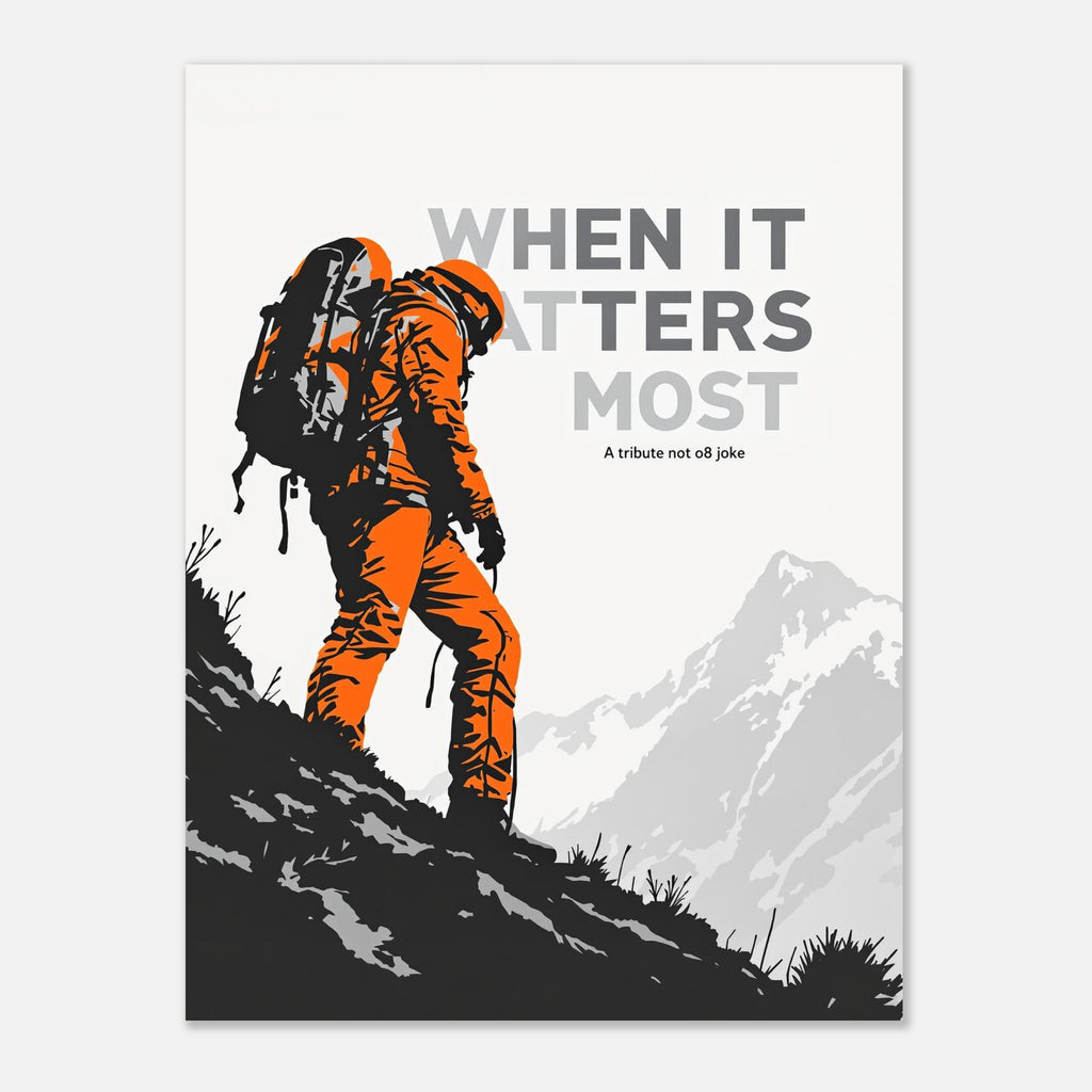 Mountain Rescue Art Print Art Print — detail view | Wild Thread Co