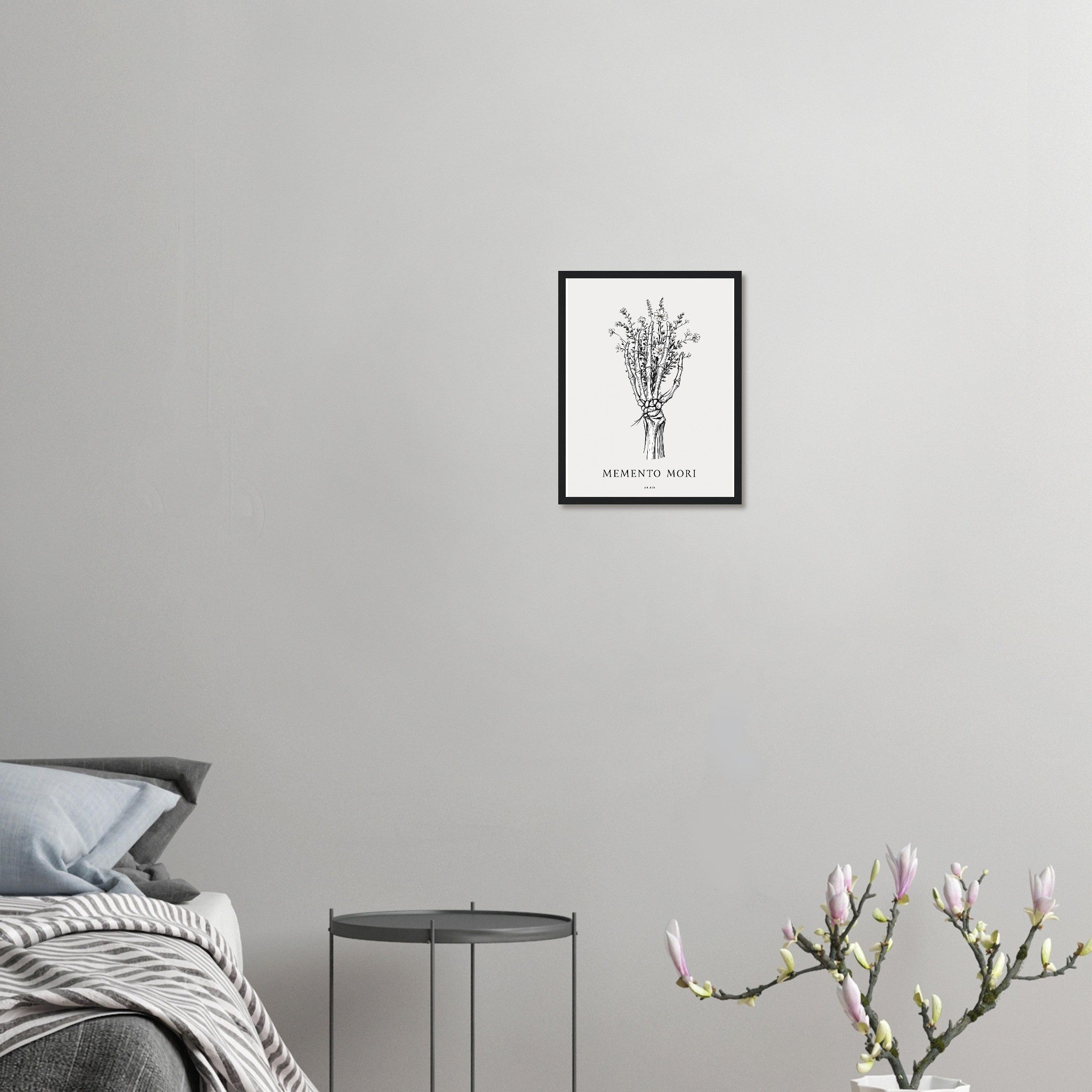 Dark Academia Skeleton Anatomy Framed Print Wall Art Ready to Hang UK — Framed Art Print | Wild Thread Co UK