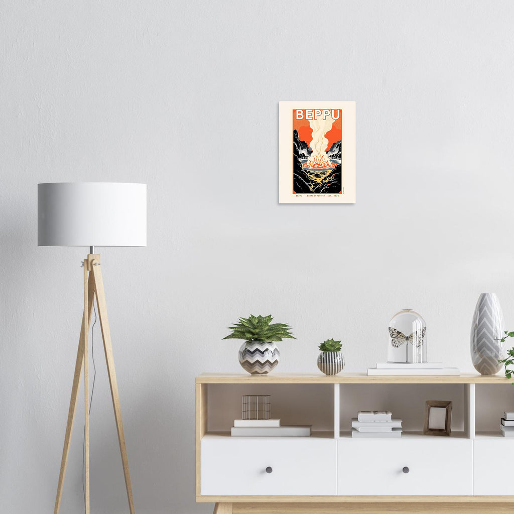Beppu Vintage Travel Poster — Art Print | Wild Thread Co UK