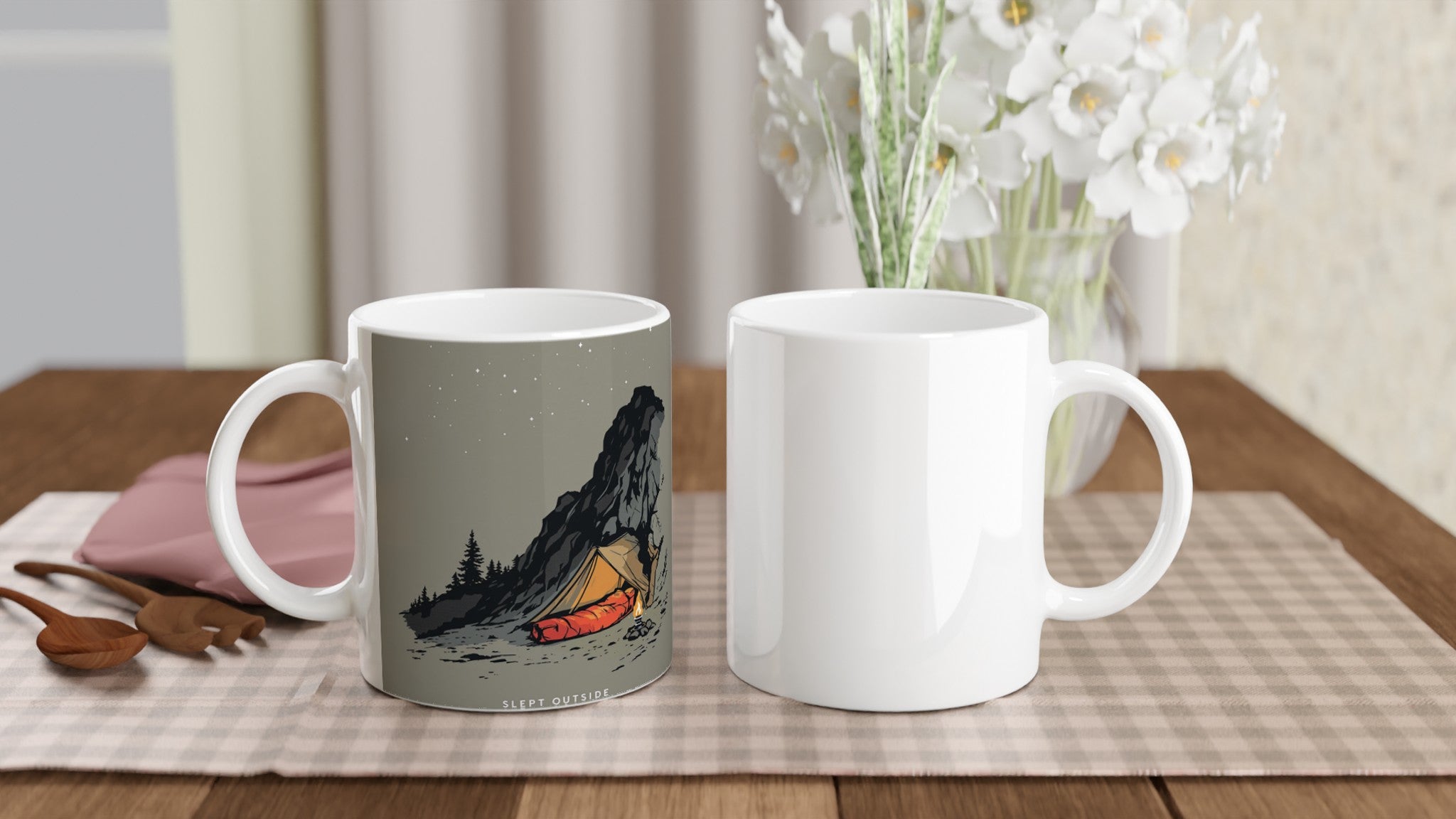 Wild Camping Bivouac Mug — detail view | Wild Thread Co