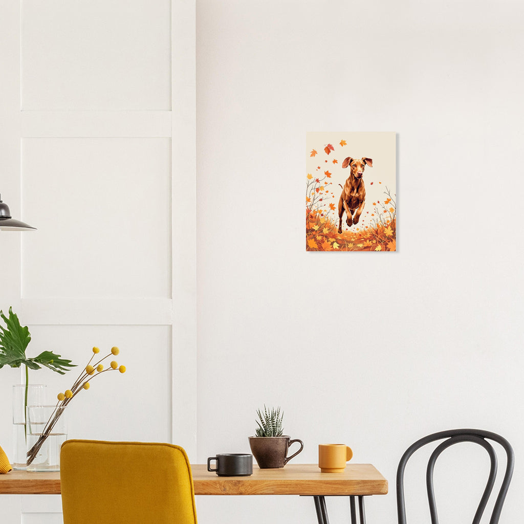 vizsla autumn Art Print Art Print — detail view | Wild Thread Co