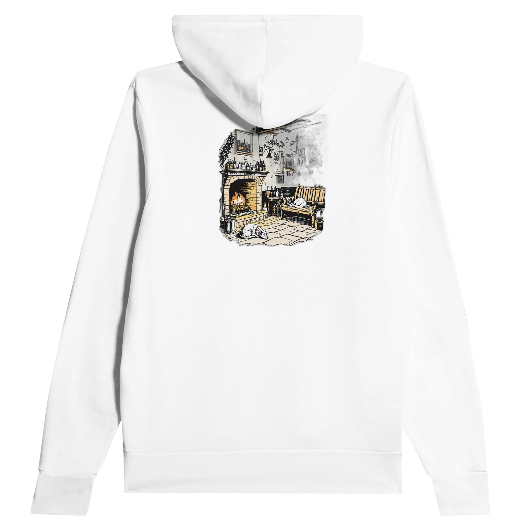 Country Pub Fireplace Sanctuary Hoodie — Hoodie | Wild Thread Co