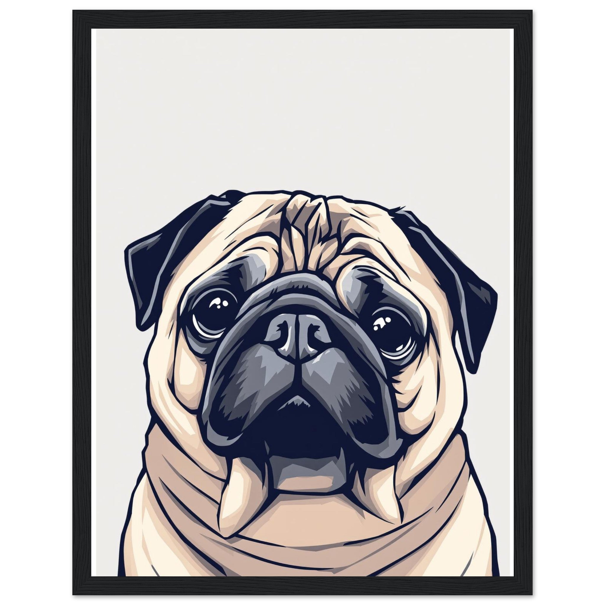 Pug Life — Framed Art Print | Wild Thread Co UK