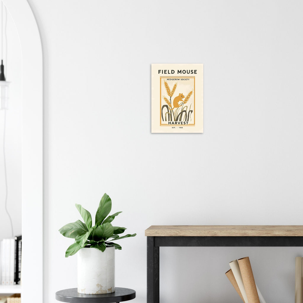 Field Mouse Vintage Travel Poster — Art Print | Wild Thread Co
