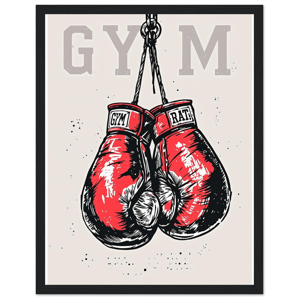 Retro Sports Boxing — Framed Art Print | Wild Thread Co UK