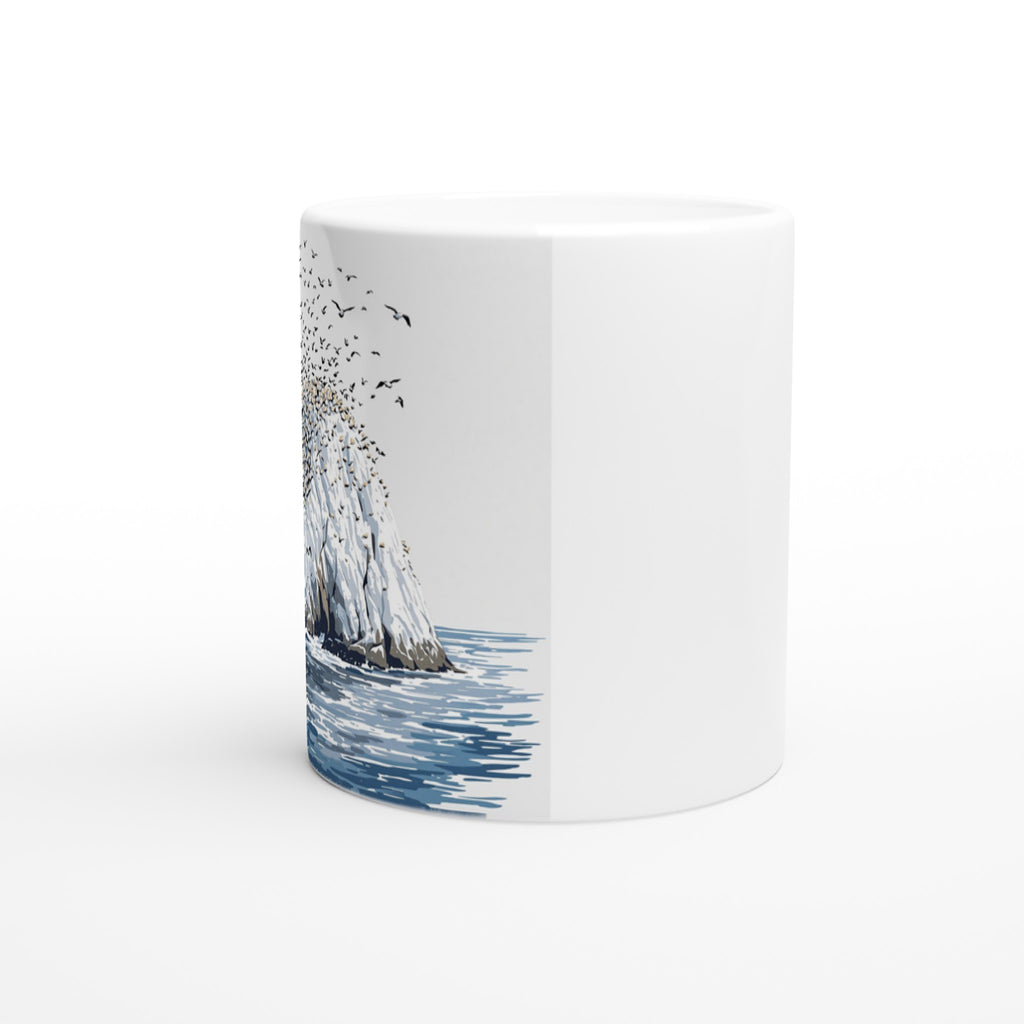 Gannet Colony Bass Rock Mug Coffee Tea Ceramic 11oz — Mug | Wild Thread Co