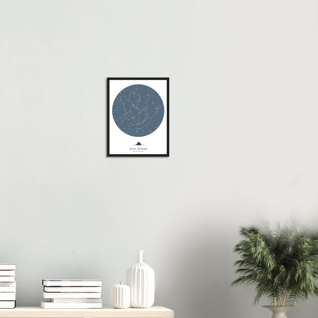 Gorpcore Bivouac Overnight Wild Camp Framed Art Print — detail view | Wild Thread Co