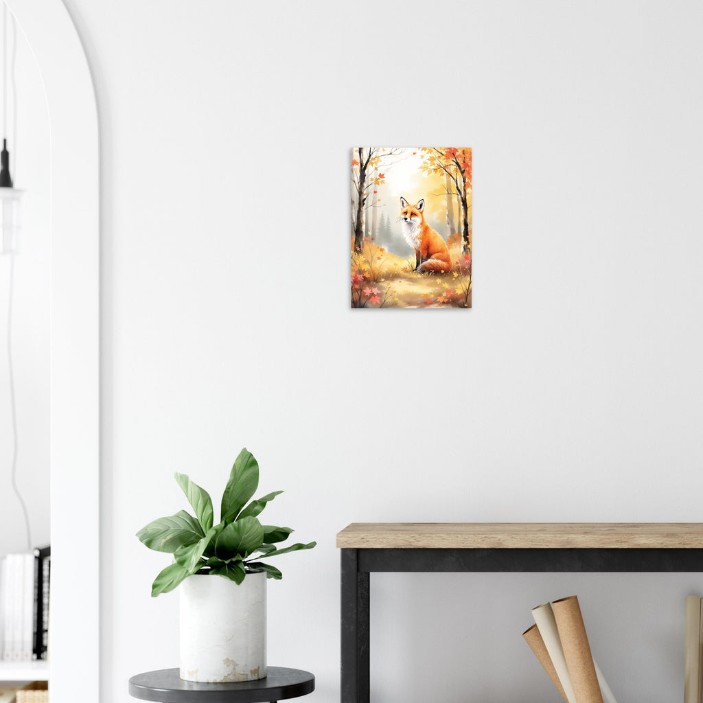 Fox Watercolour Art Print Poster Wall Art UK — Art Print | Wild Thread Co