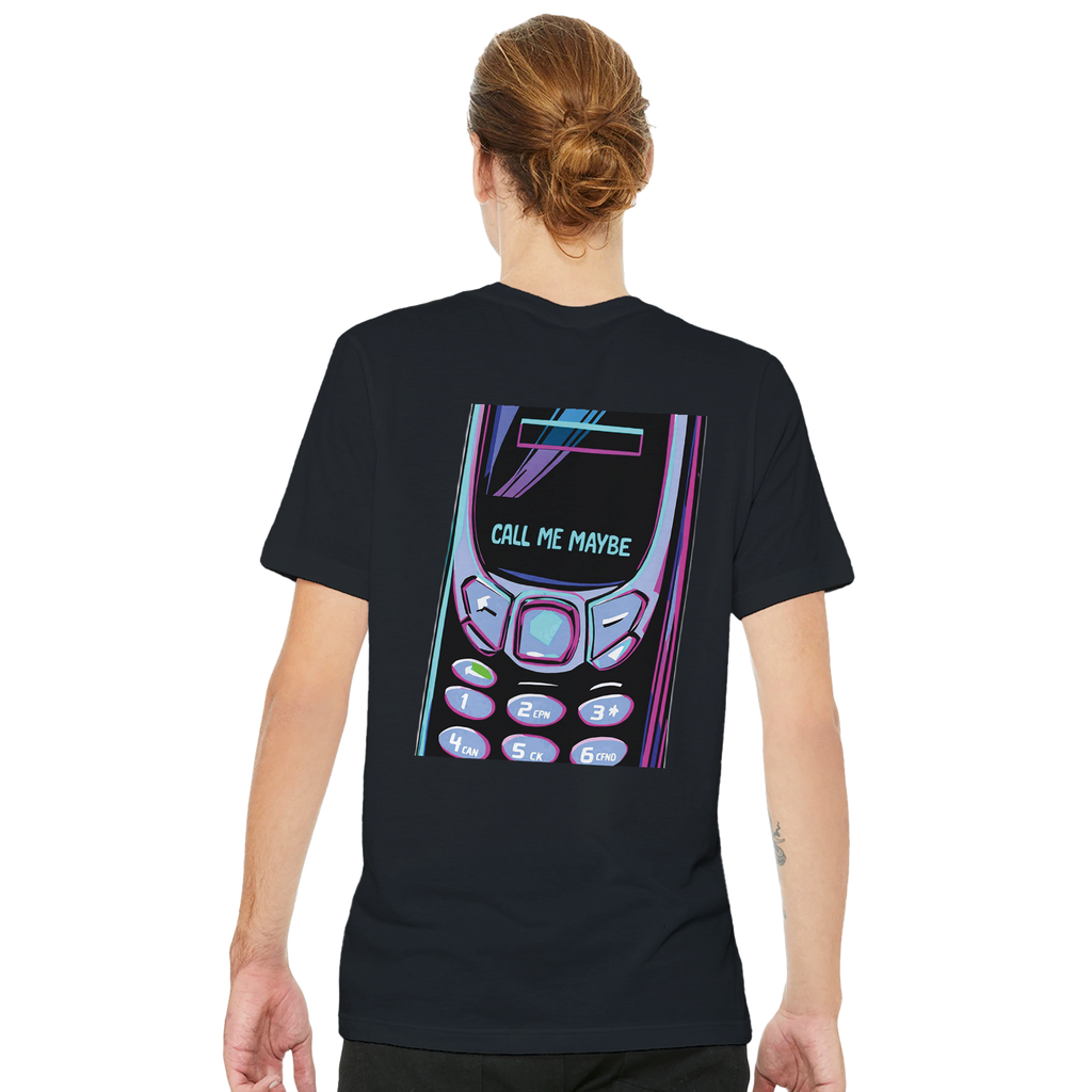 Y2k Flip Phone Nostalgia T-Shirt — detail view | Wild Thread Co