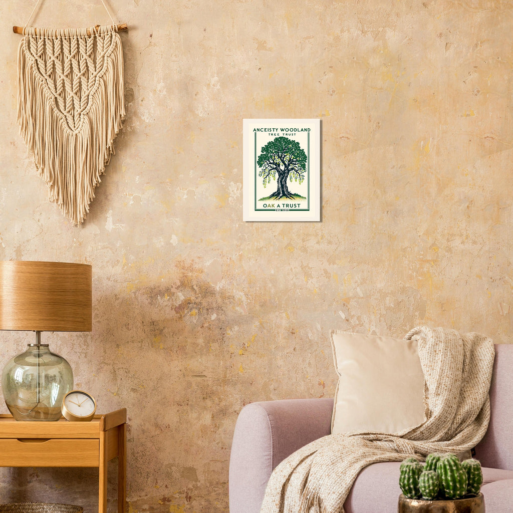 Ancient Woodland Vintage Travel Poster — Art Print | Wild Thread Co