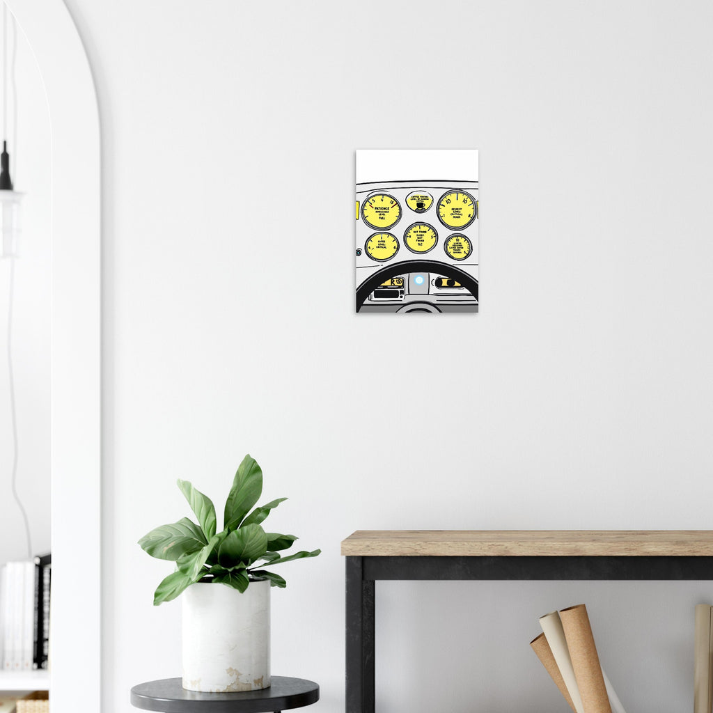 Paramedic Ambulance Dashboard Art Print Art Print — detail view | Wild Thread Co